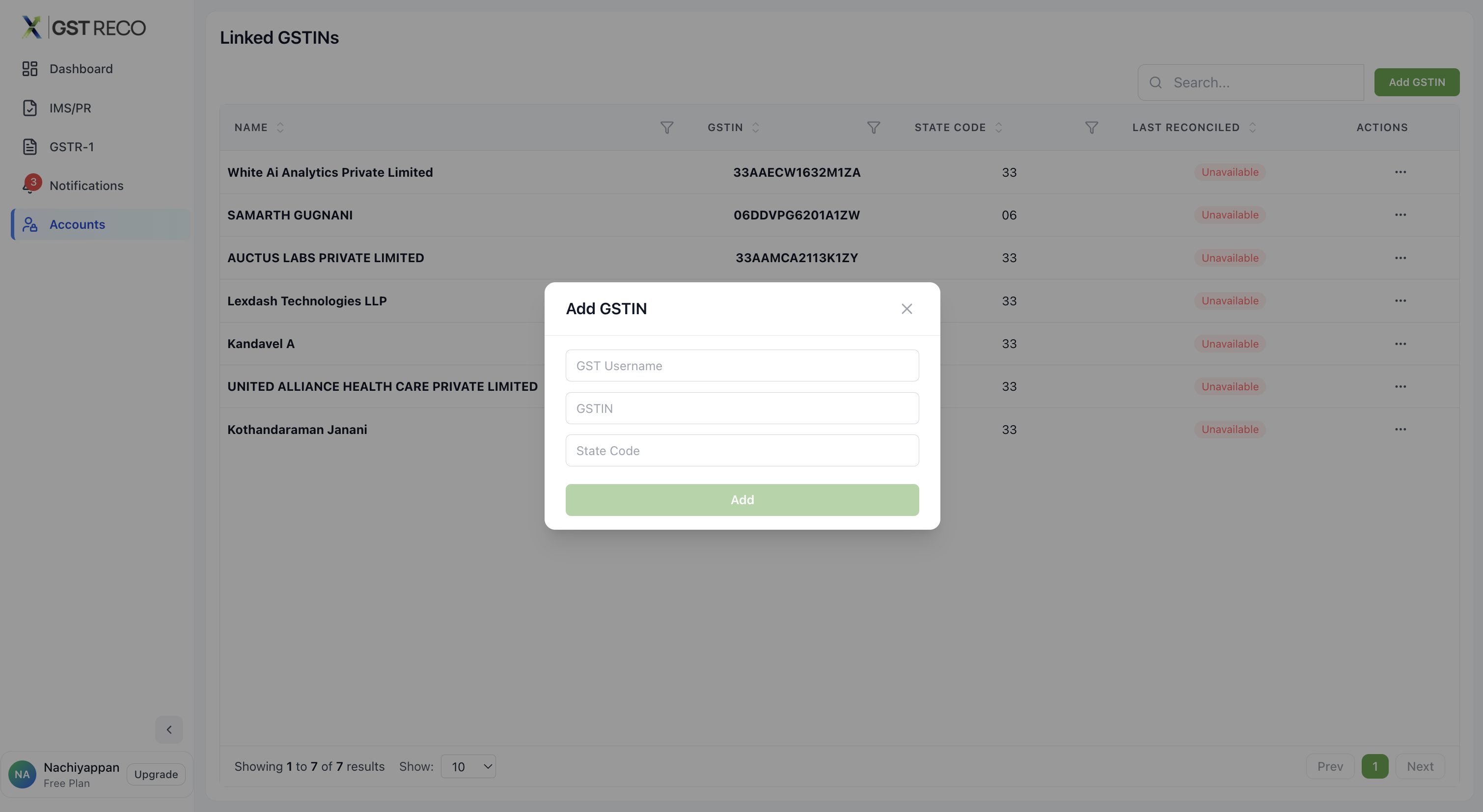 Connect Your GST Account